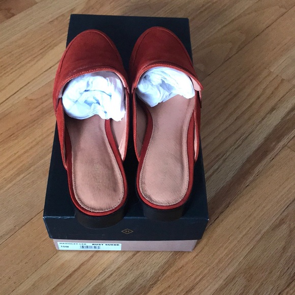 Halogen orange slip on loafer shoes size 10 - Picture 4 of 6